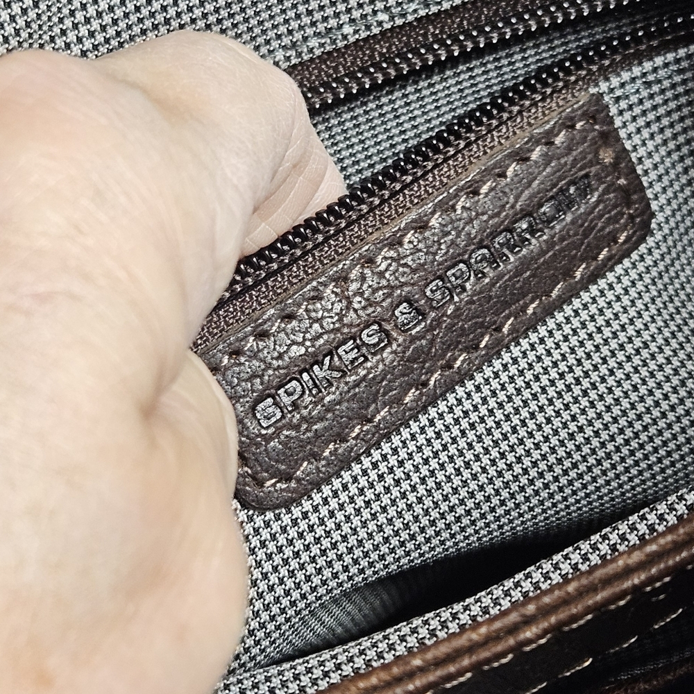 Spikes And Sparrow Chic Brown Leather Adjustable … - image 3